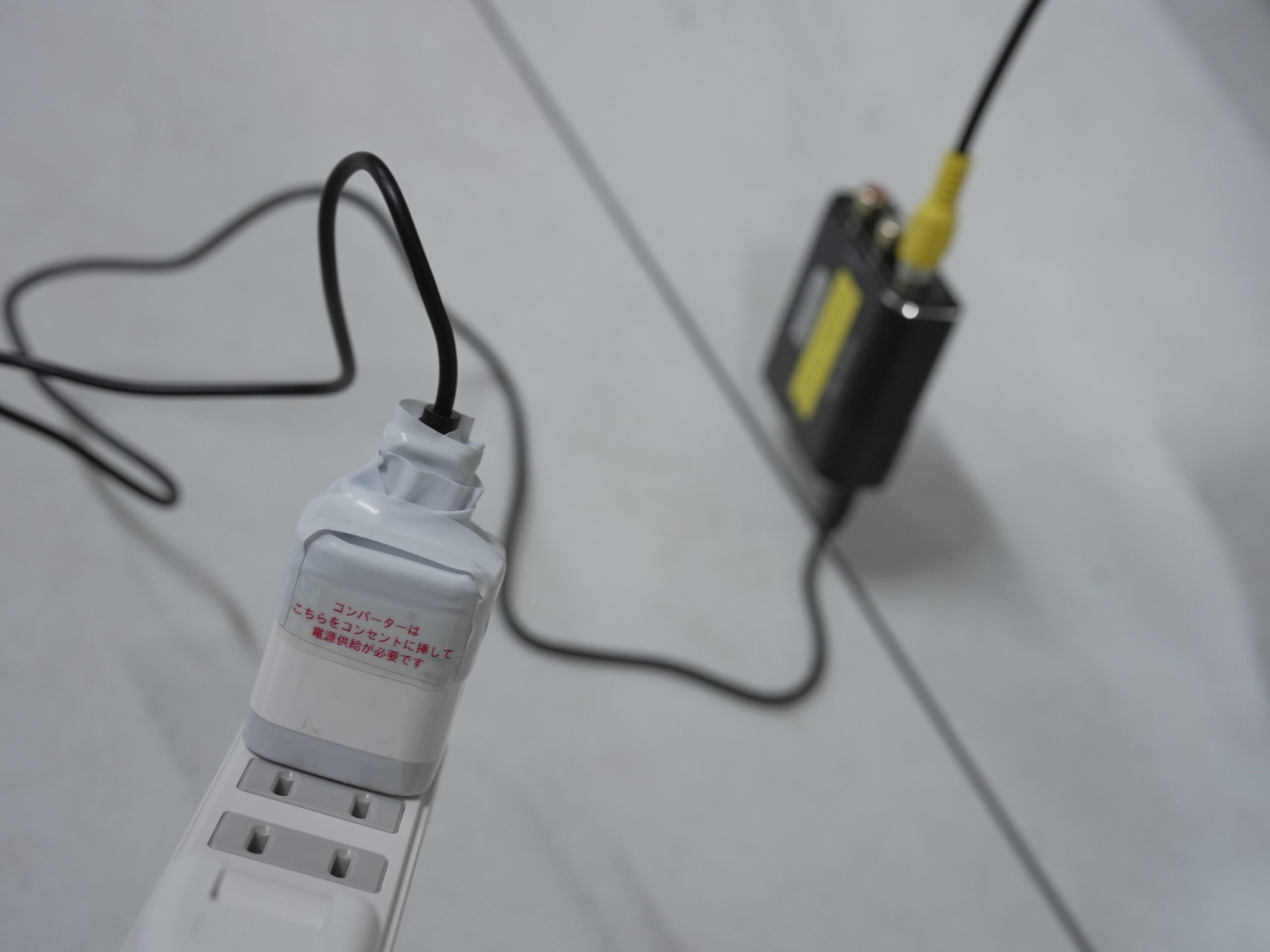 HDMIコンバーターの電源