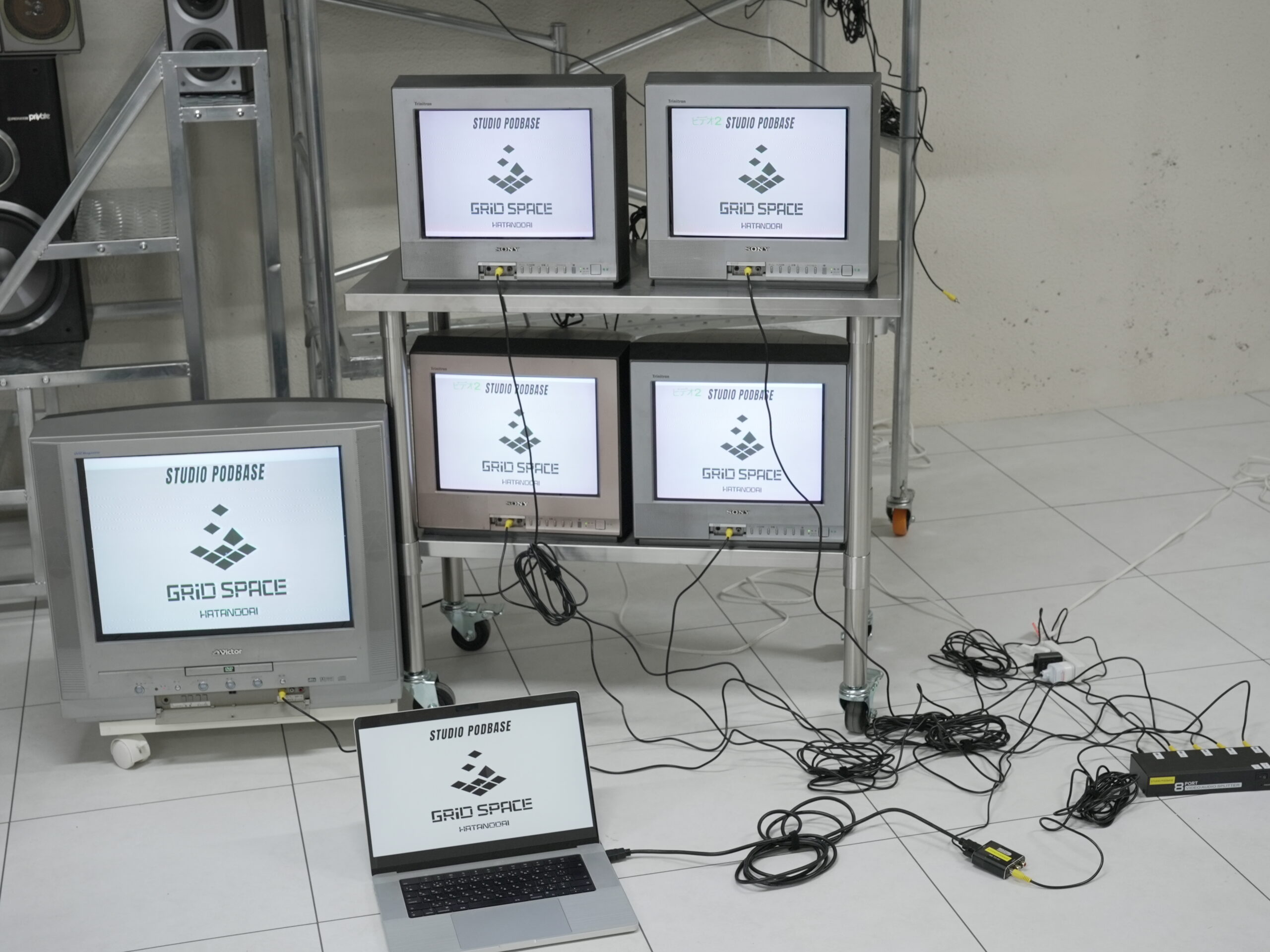 PC画面をHDMIコンバーターを使用してブラウン管テレビに出力する