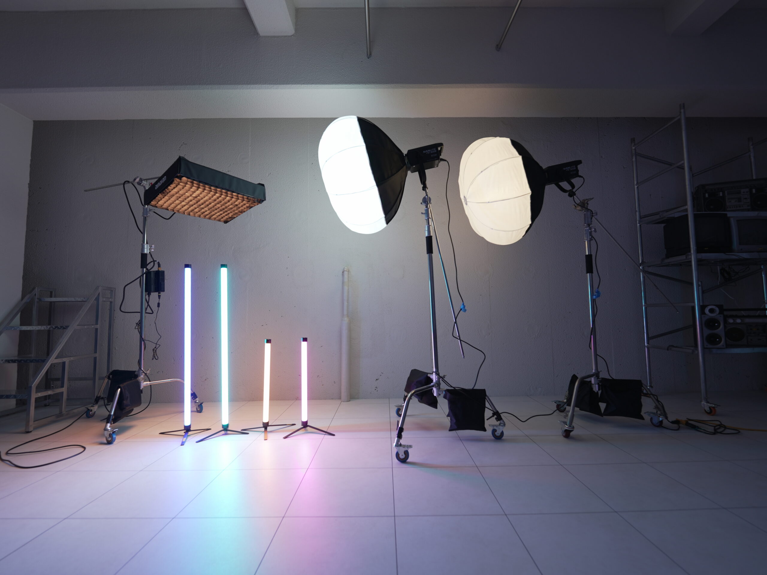 GRID SPACE旗の台の無料貸し出しの照明機材