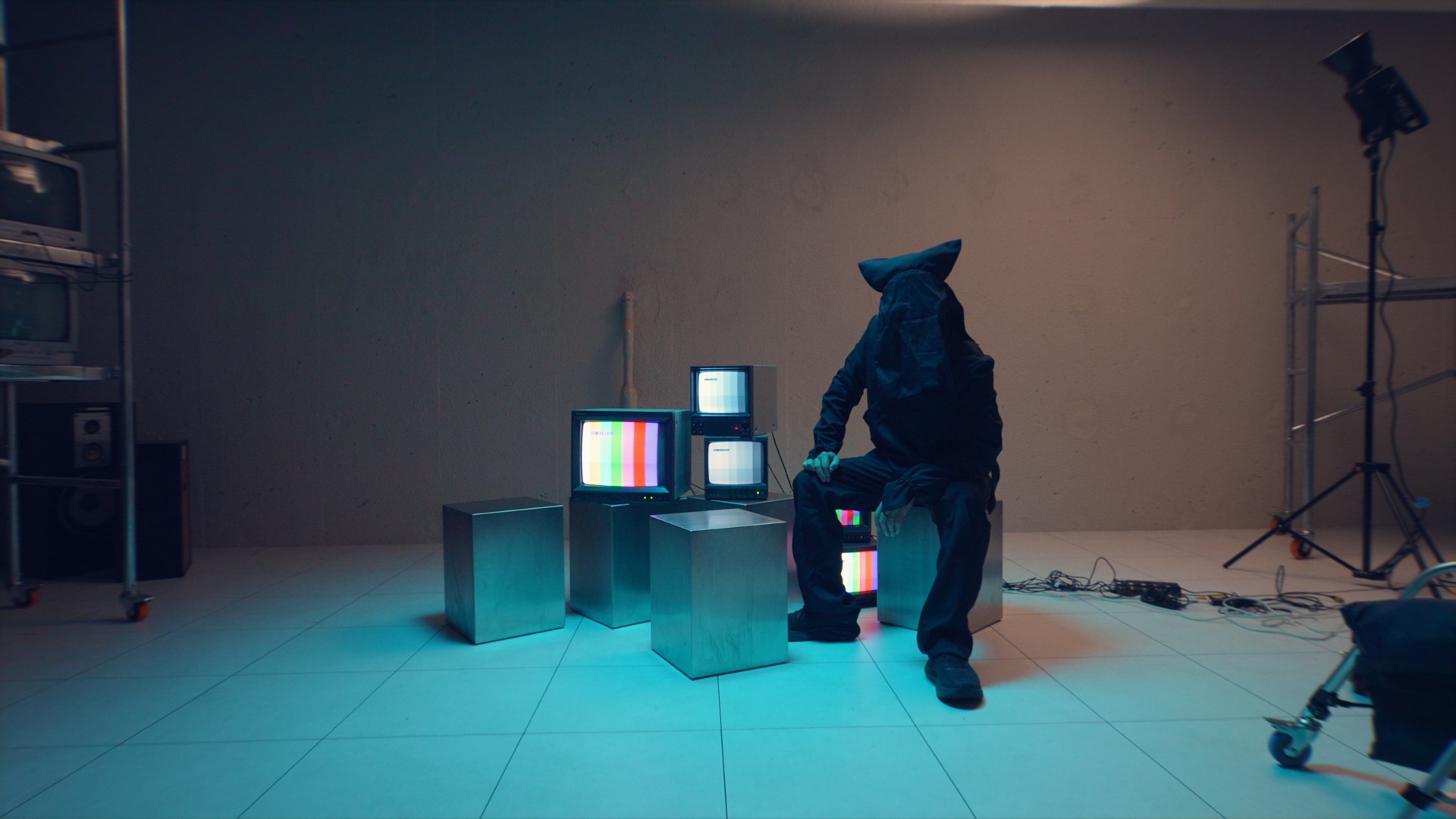 ビデオモニターのMV演出